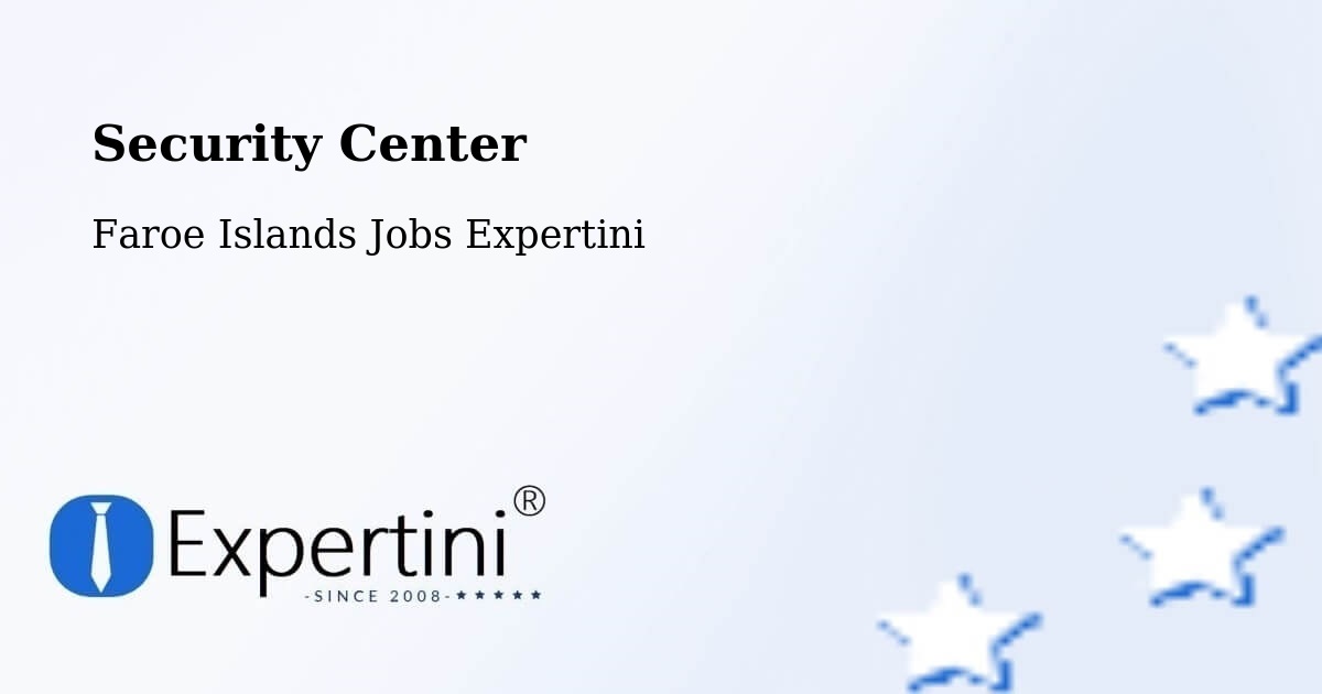 Security & Compliance – Fámjin - Faroe Islands Jobs Expertini